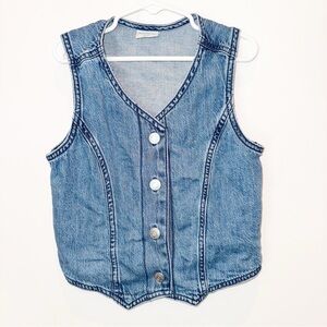 Girl’s Abercrombie Kids Denim Button Down Vest - SIZE 9/10